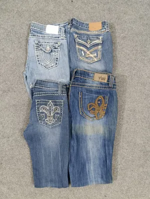 #172 Ladies Y2K Flared Jeans -15