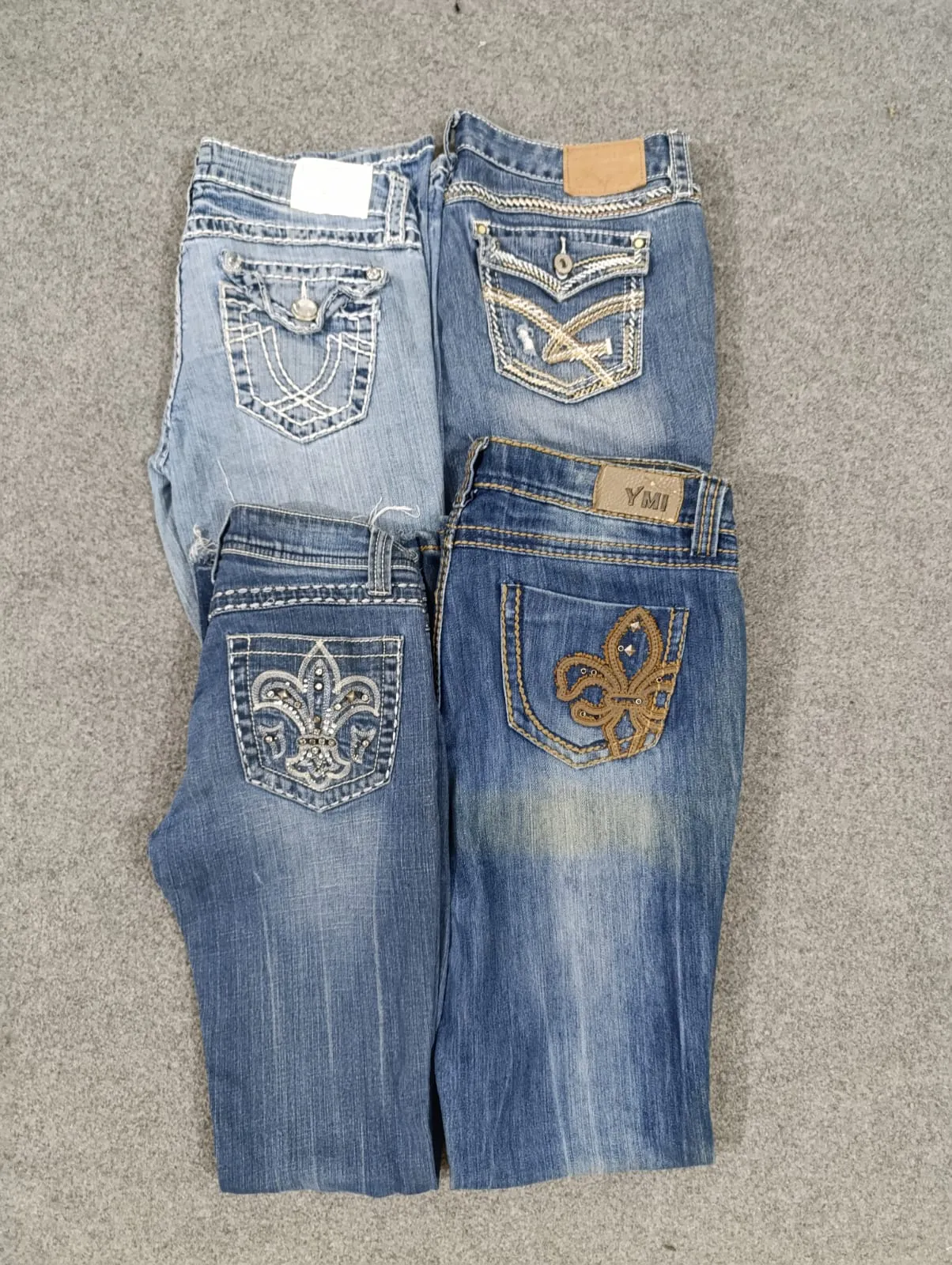 #172 Ladies Y2K Flared Jeans -15