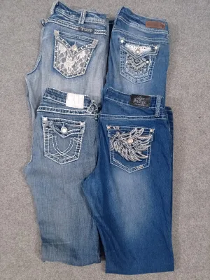 #179 Ladies Y2K Flared Jeans -15