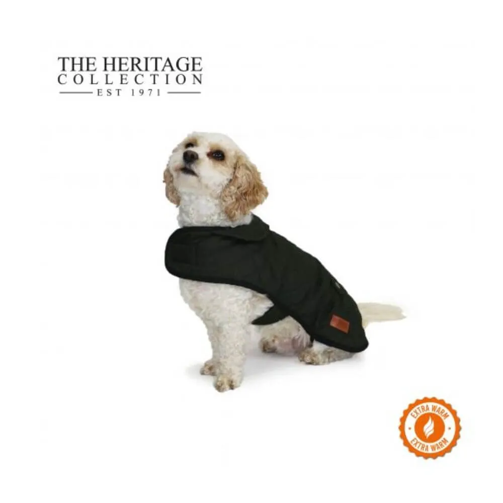 Ancol Heritage Quilted Dog Coat