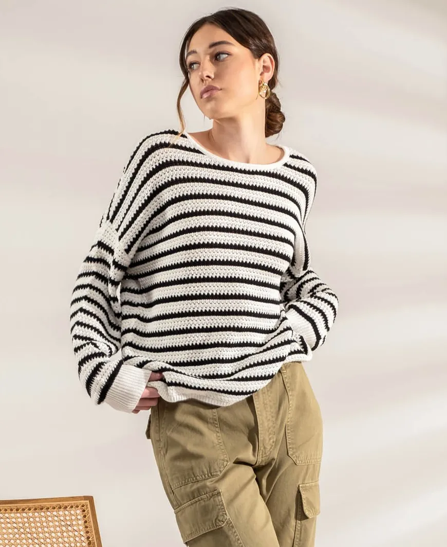 Aspen Striped Sweater