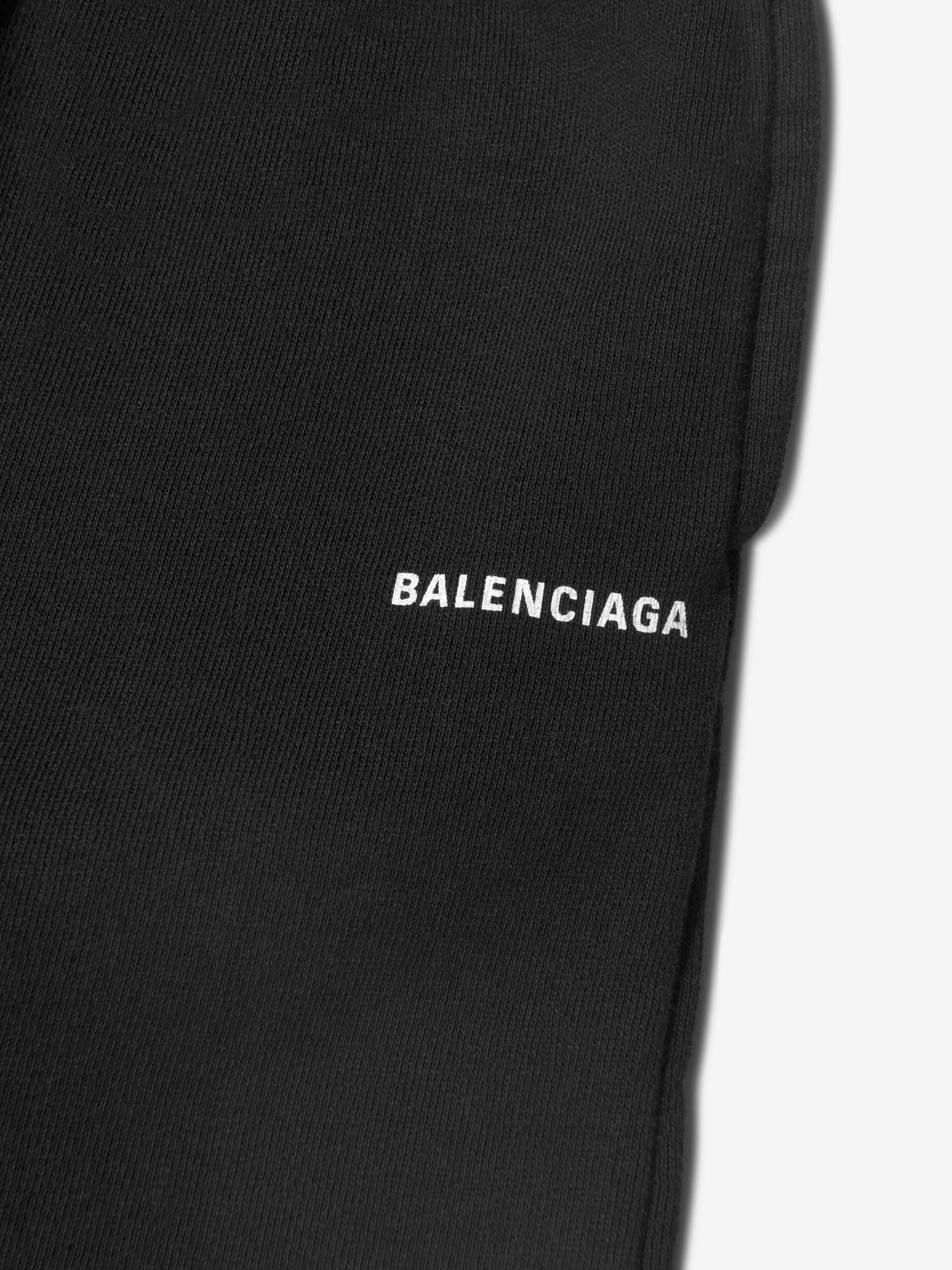 Balenciaga Unisex Organic Cotton Logo Jogging Shorts