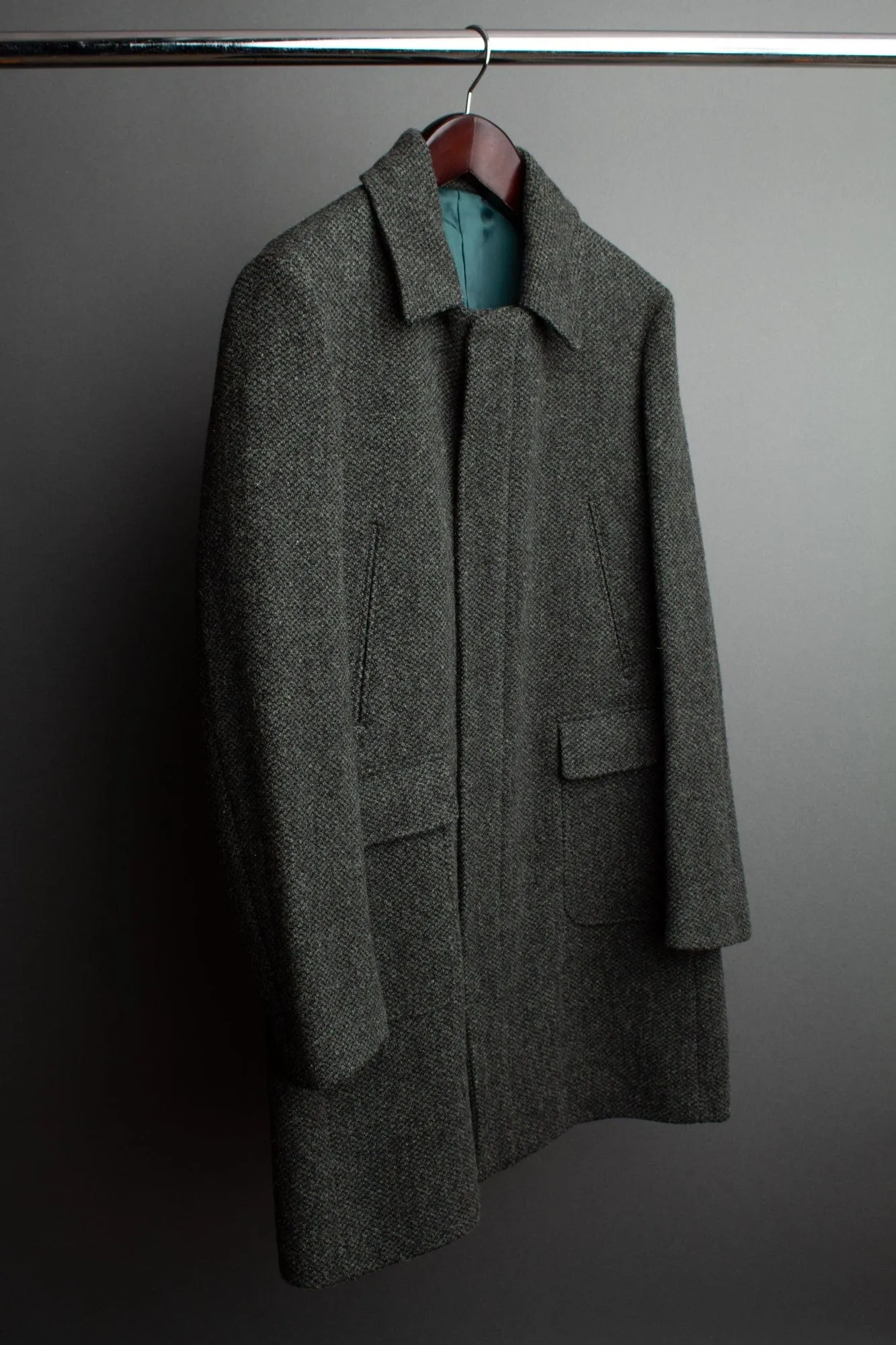 Barley Corn Soft Wool Car Coat