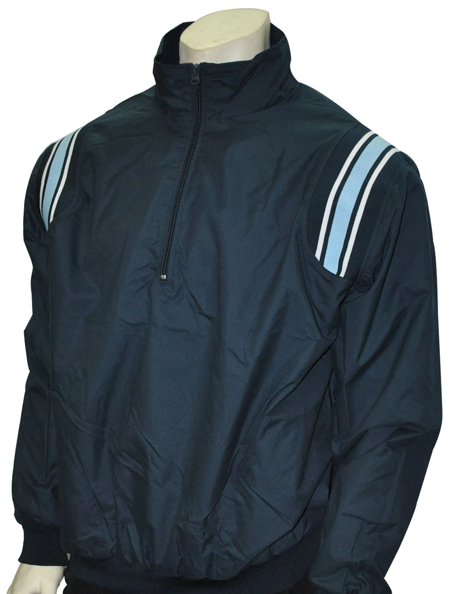 BBS320-Smitty Long Sleeve Microfiber Shell Pullover Jacket w/ Half Zipper - Available in 4 Color Combinations