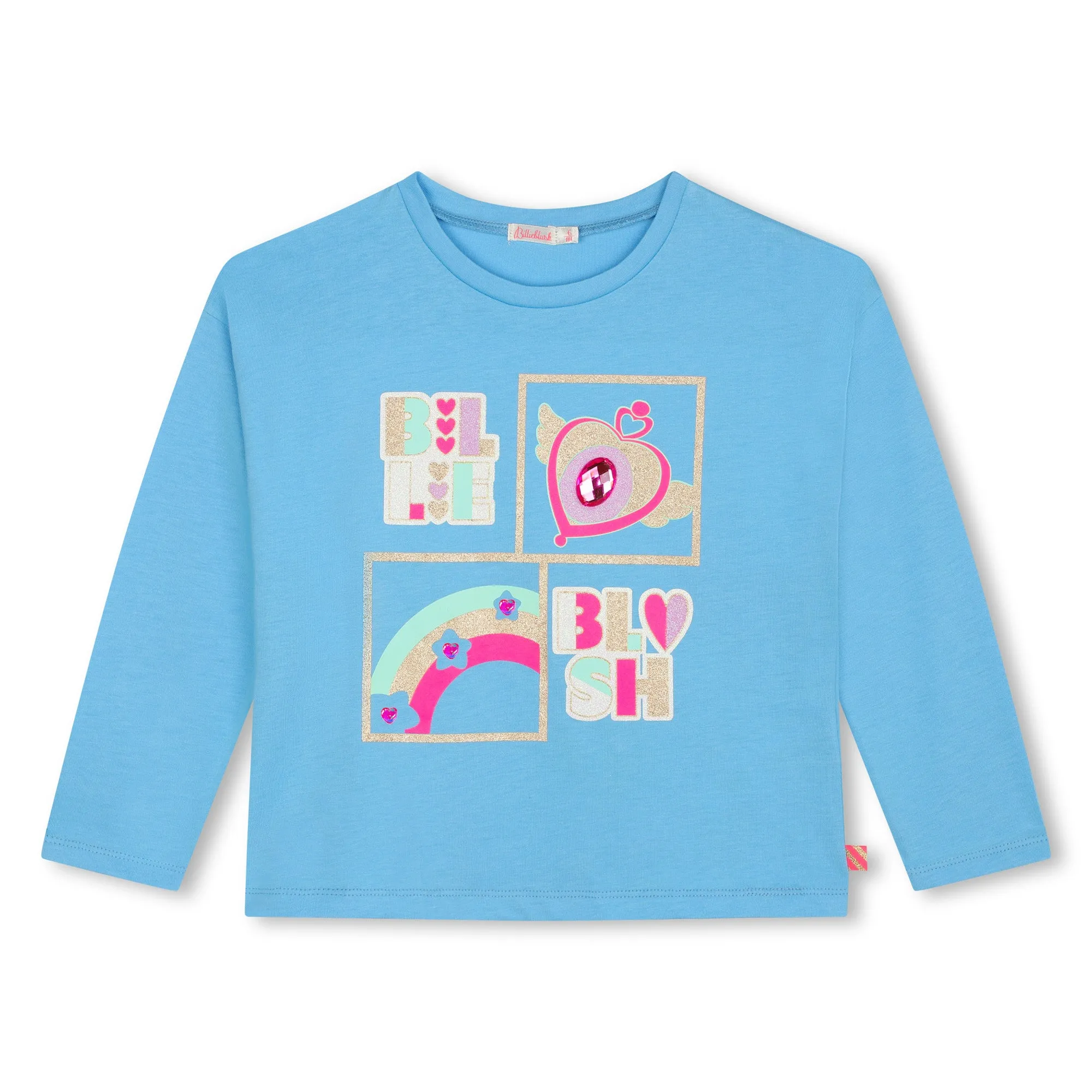 Billieblush Girls Blue Jewel T-Shirt