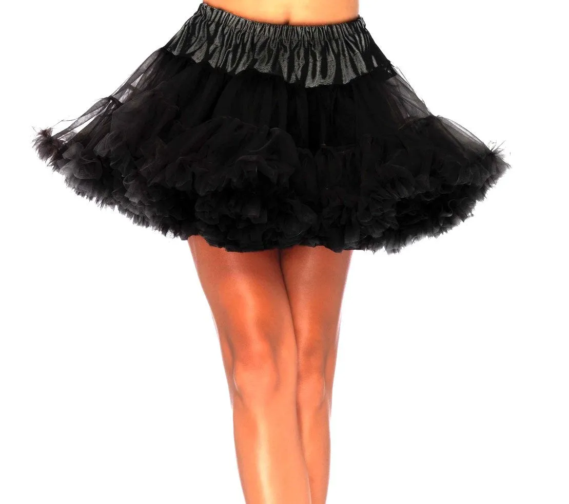 Black Tulle Petticoat for Adults