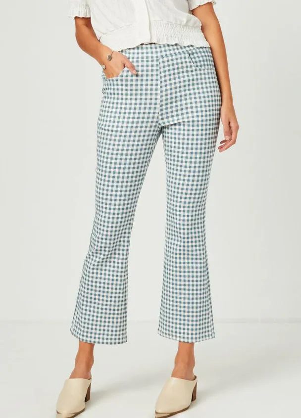 Blue Checkered Pants