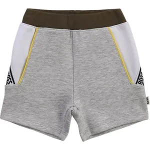 Boys Grey Bermuda Shorts