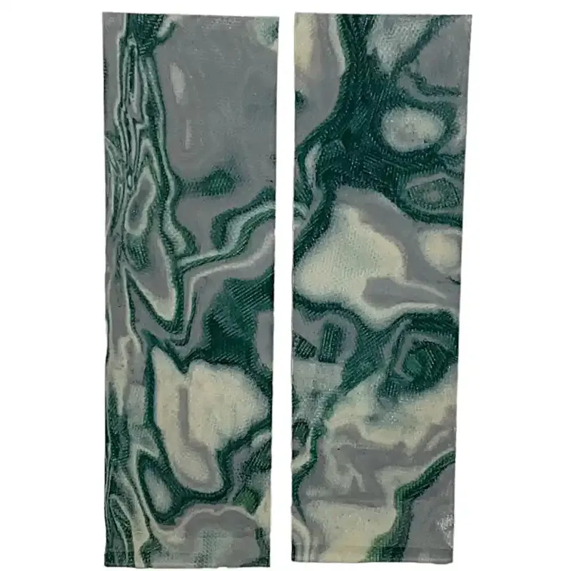 Burl G10 Multicolor Scales- Forest Green/Tan/Grey