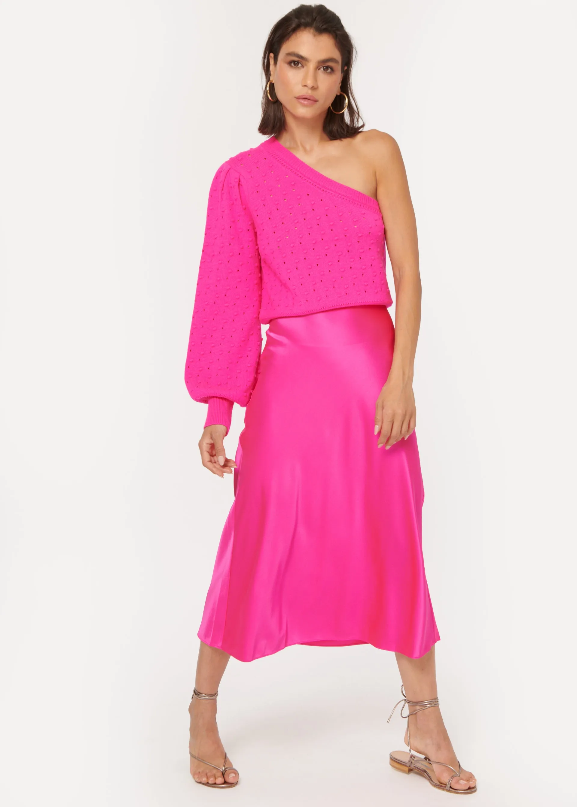 Cami NYC - Lau Sweater in Neon Pink