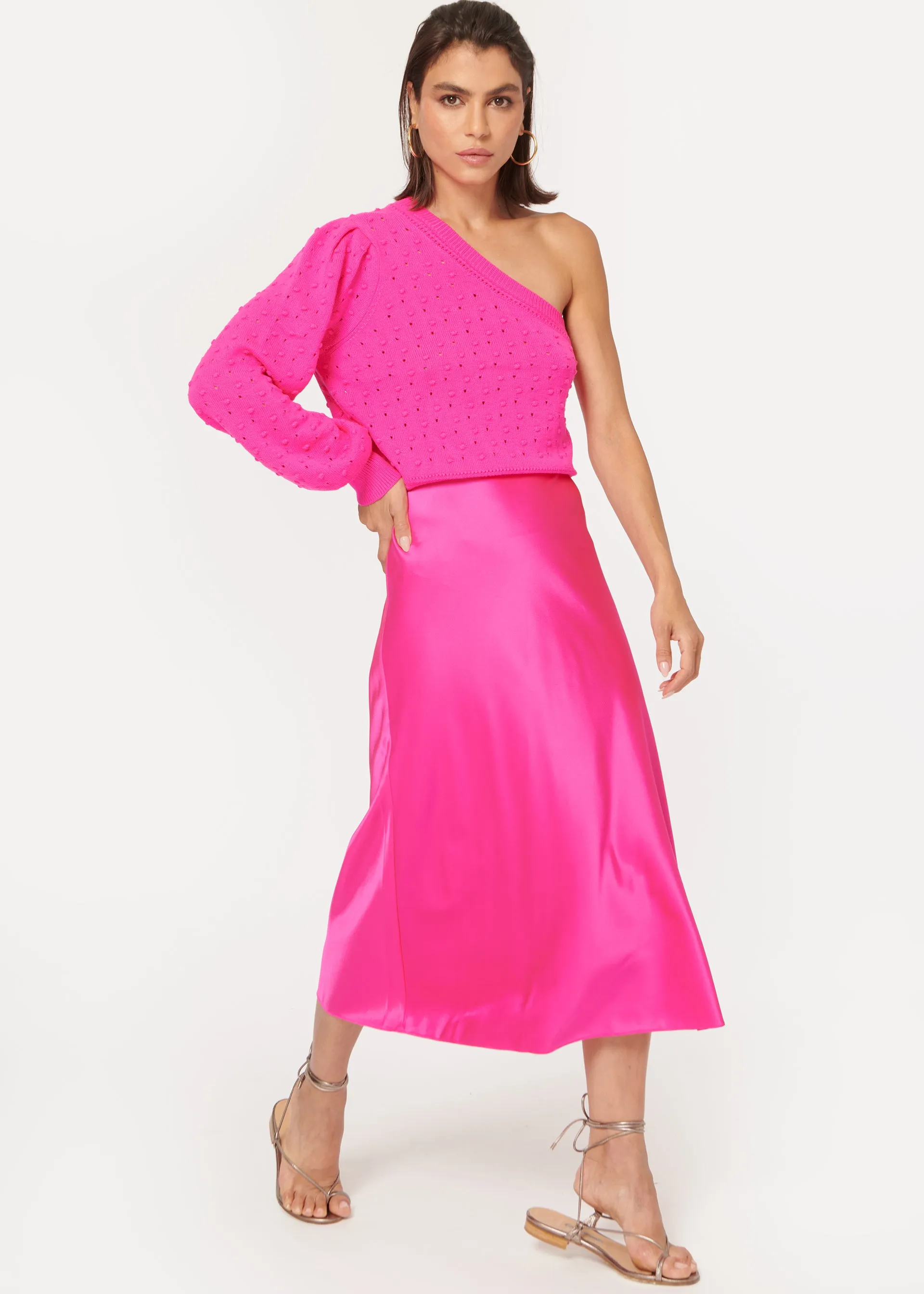 Cami NYC - Lau Sweater in Neon Pink