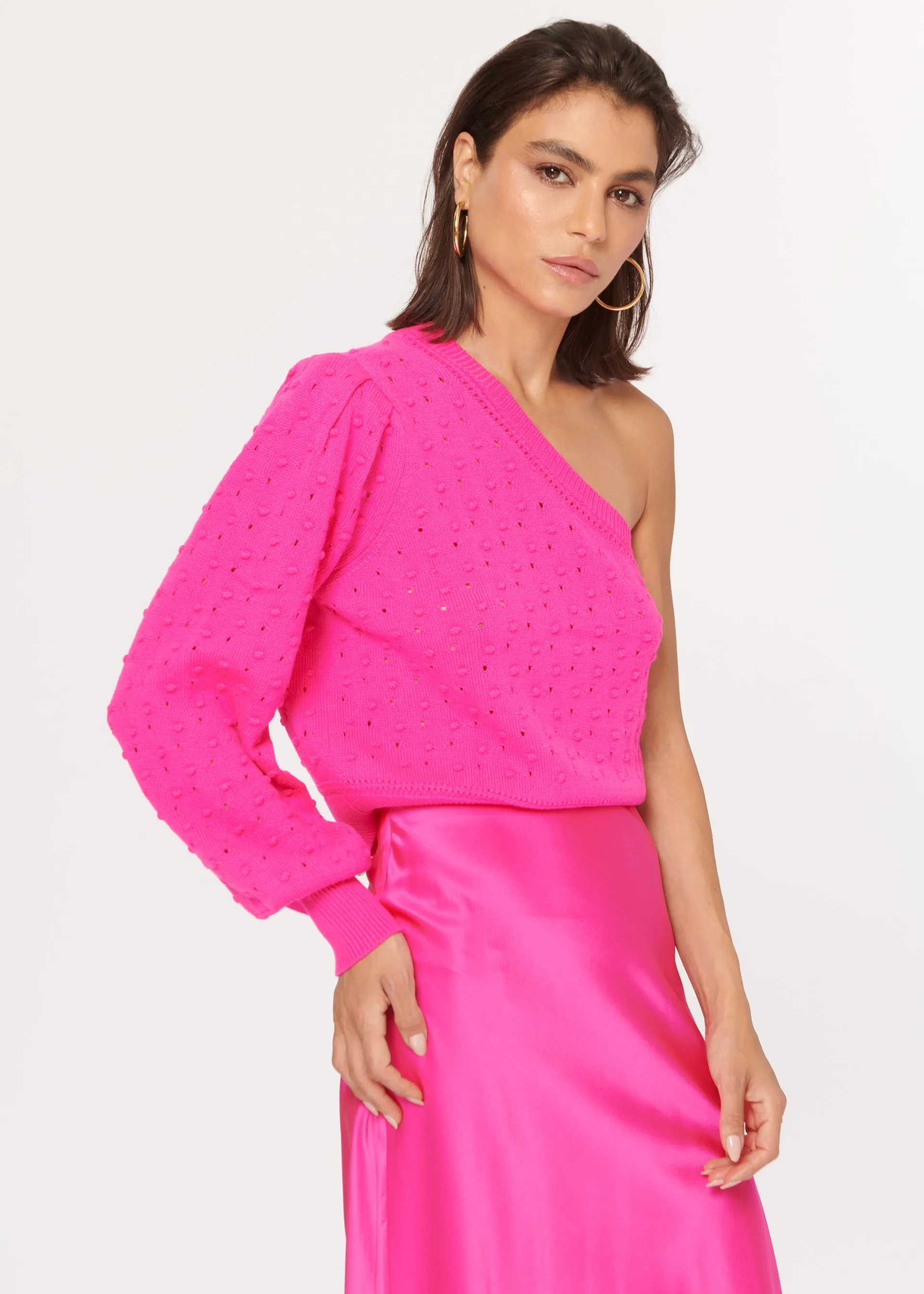 Cami NYC - Lau Sweater in Neon Pink