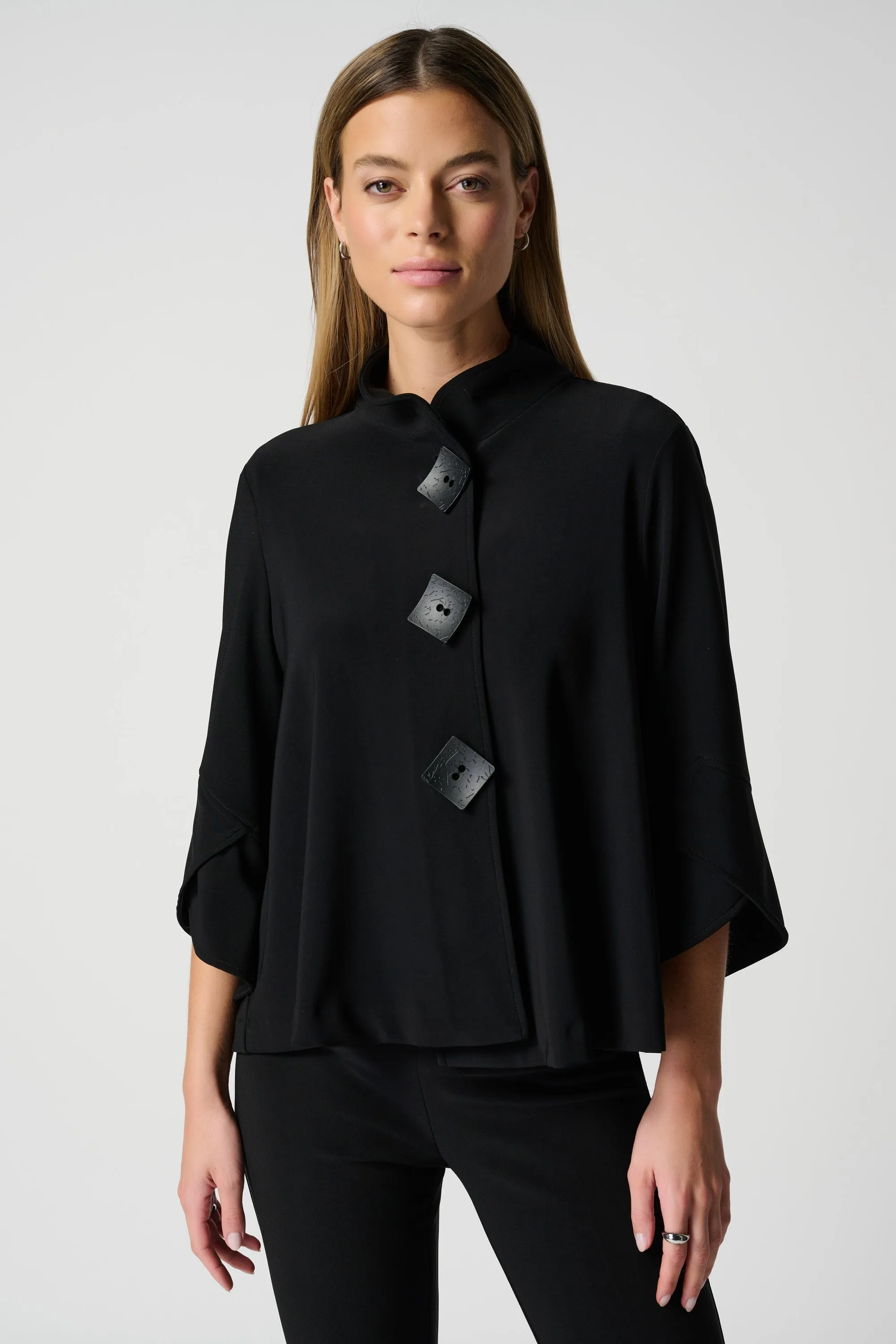 Classic Trapeze Jacket, Black