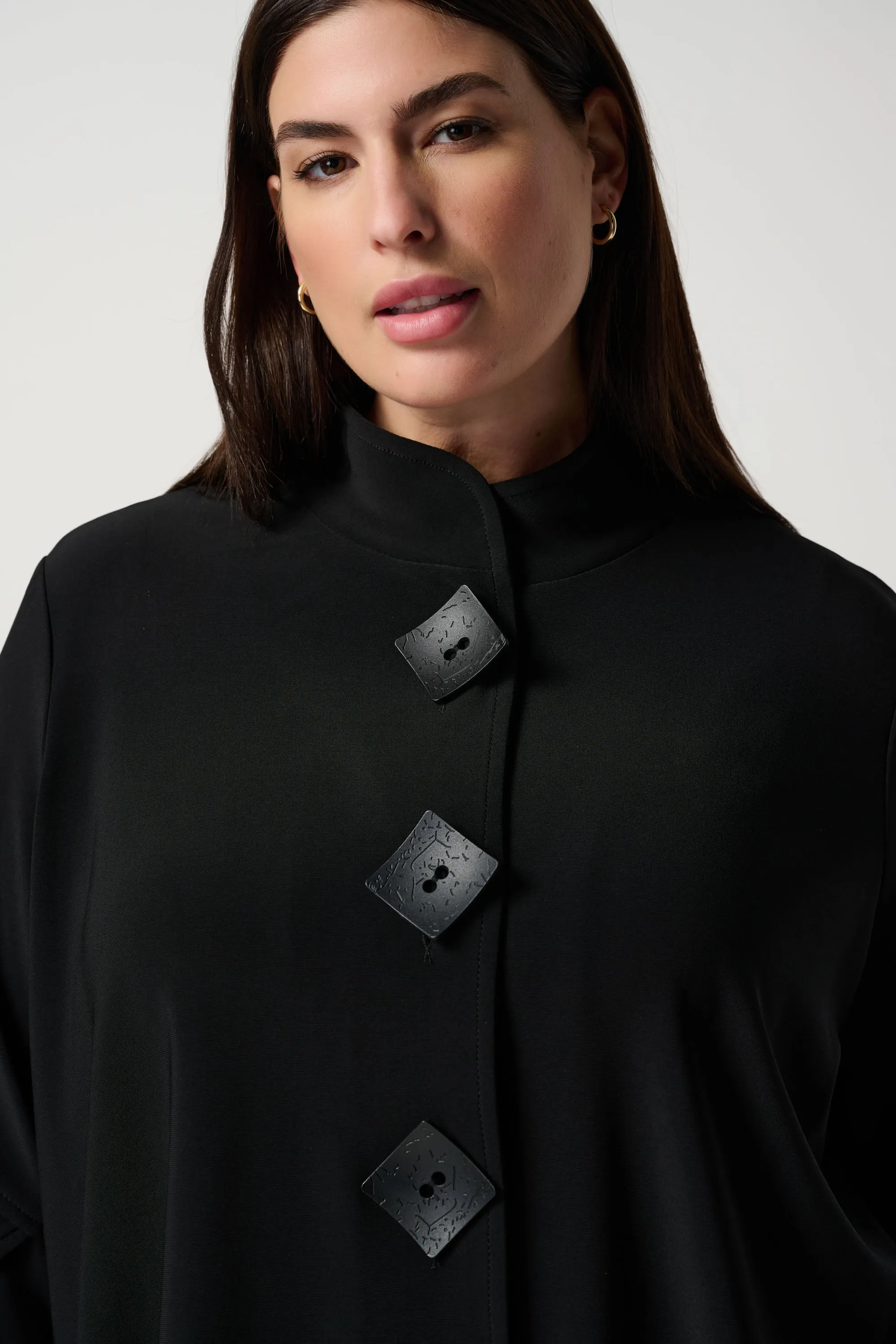 Classic Trapeze Jacket, Black