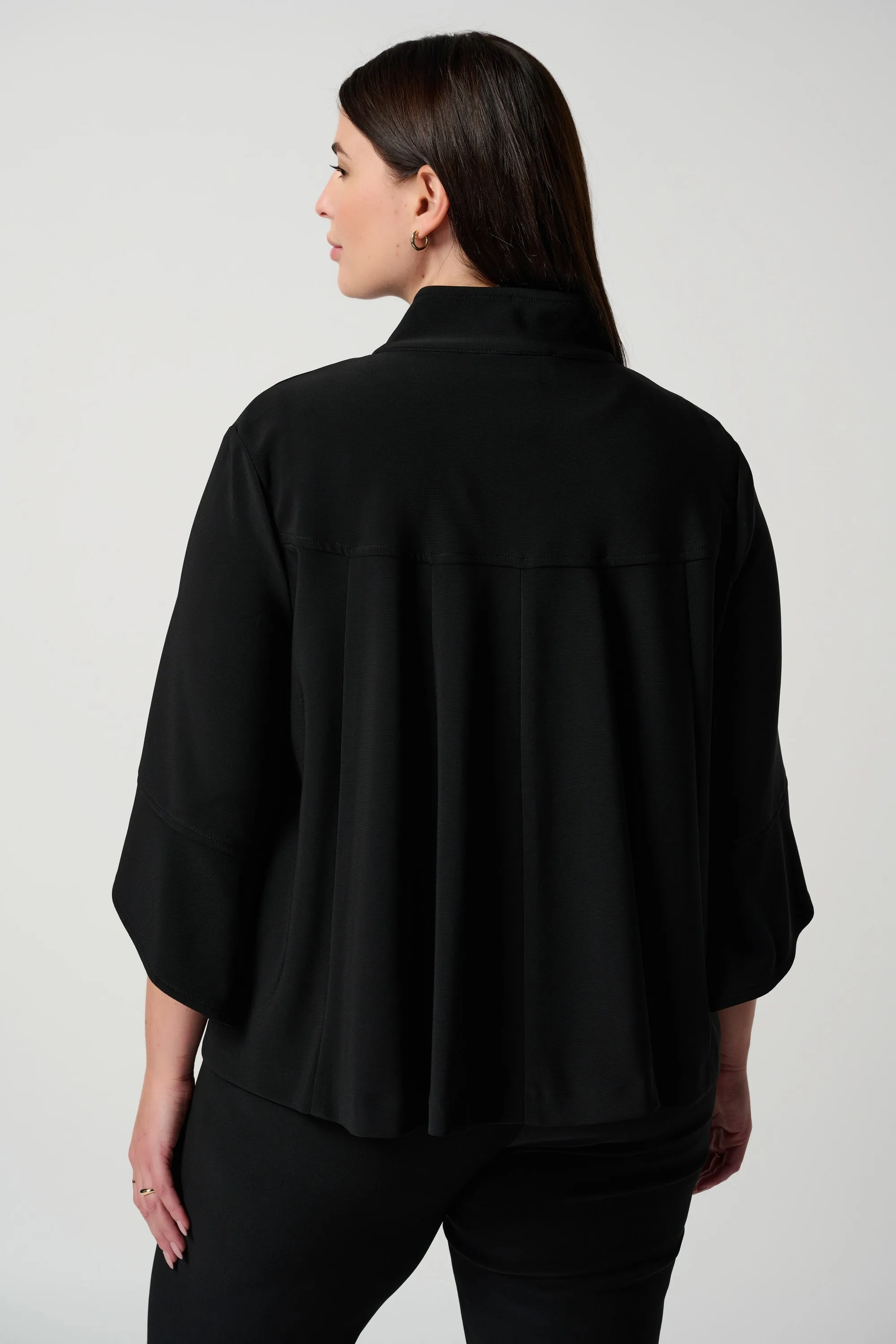 Classic Trapeze Jacket, Black