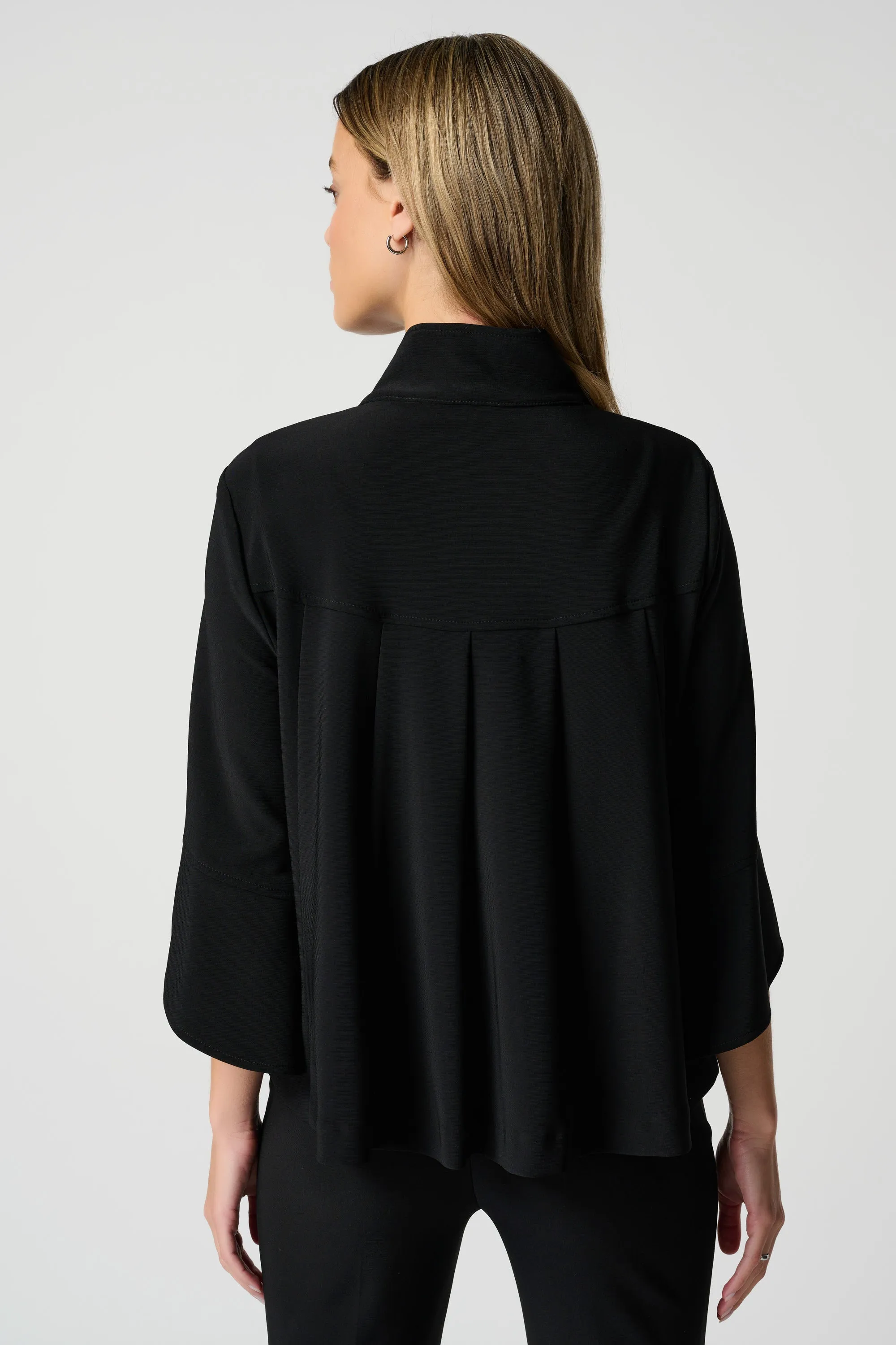 Classic Trapeze Jacket, Black