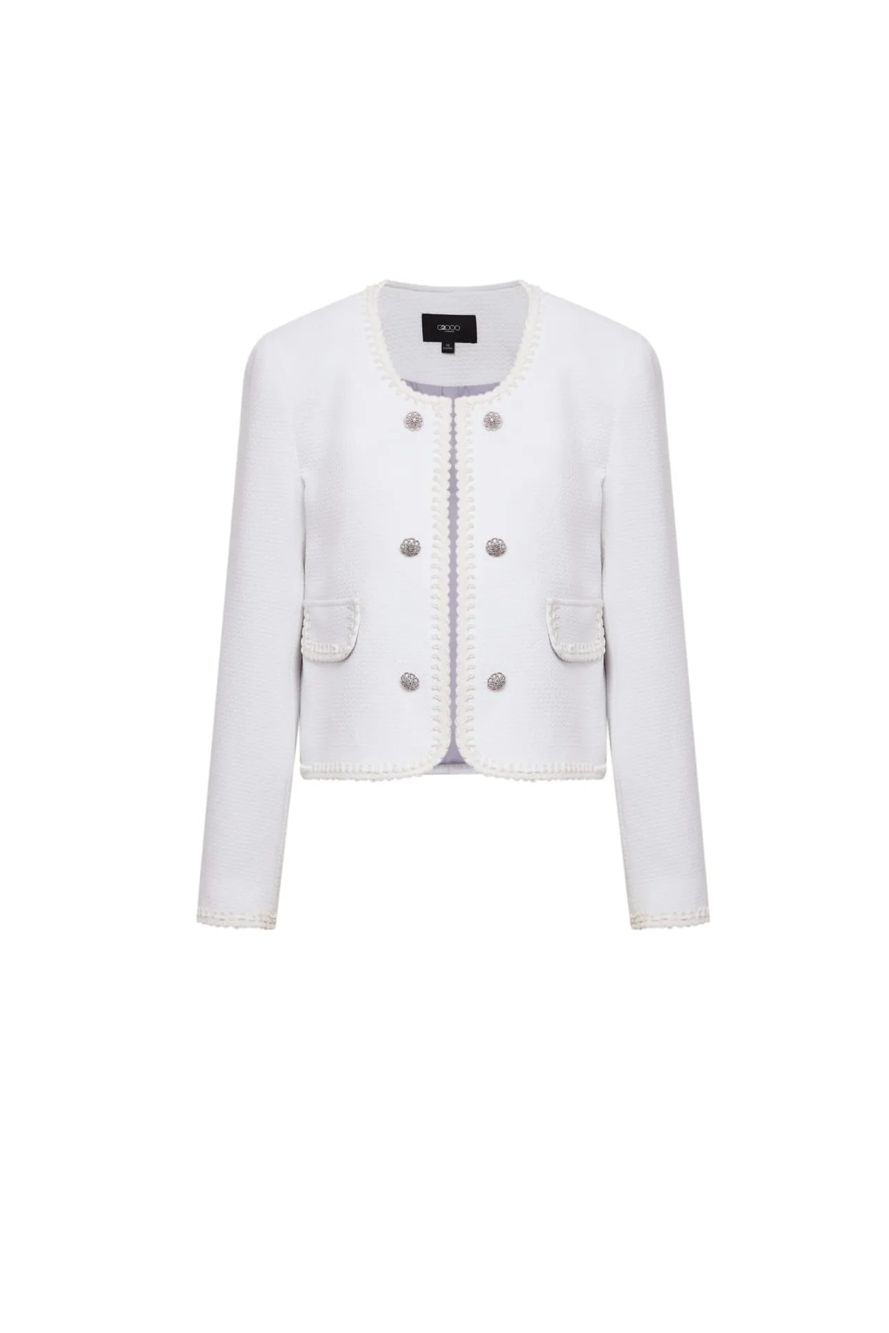 Coco Trimmed Lurex Dobby Jacket