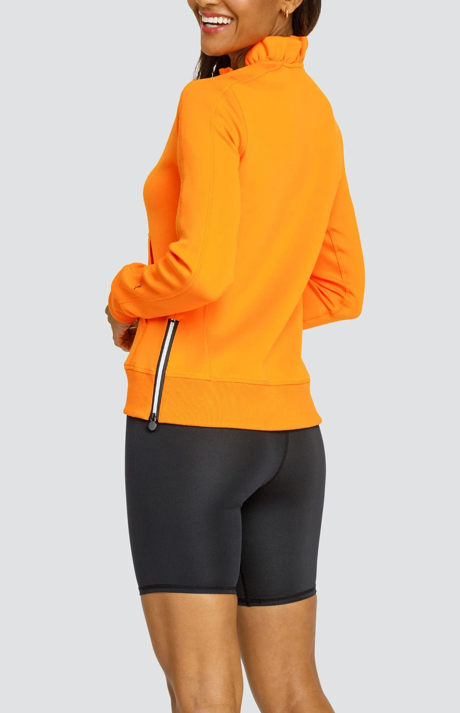 Condoleezza Vibrant Orange Pullover