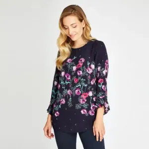 Crepe Poppy Blouse