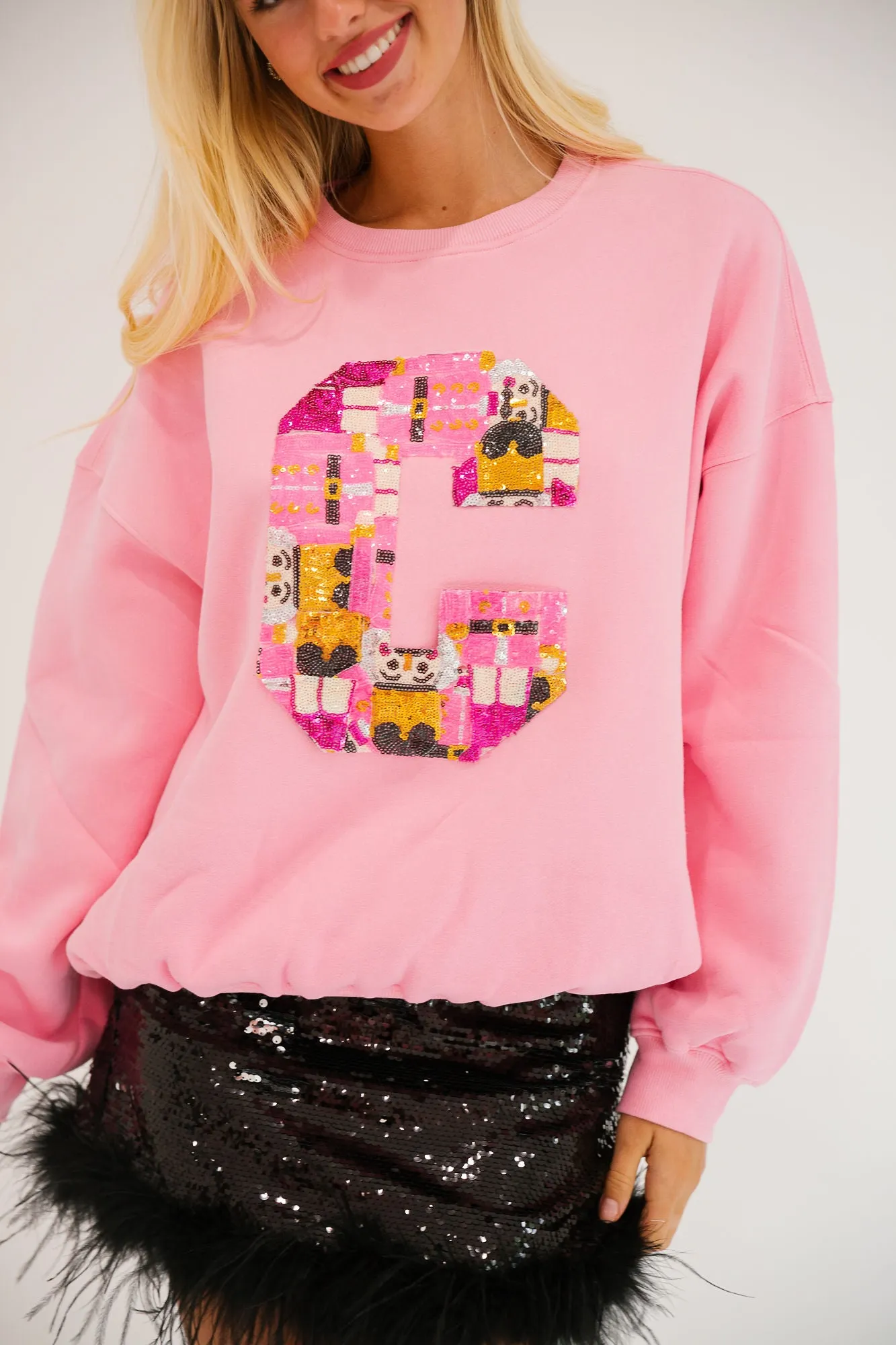 CUSTOM NUTCRACKER LETTER PULLOVERS