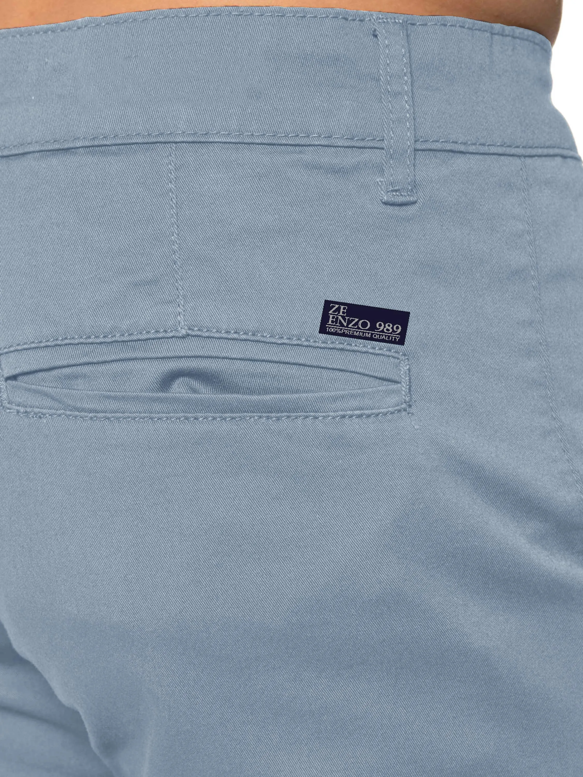 Enzo | Mens Slim Fit Chino Shorts