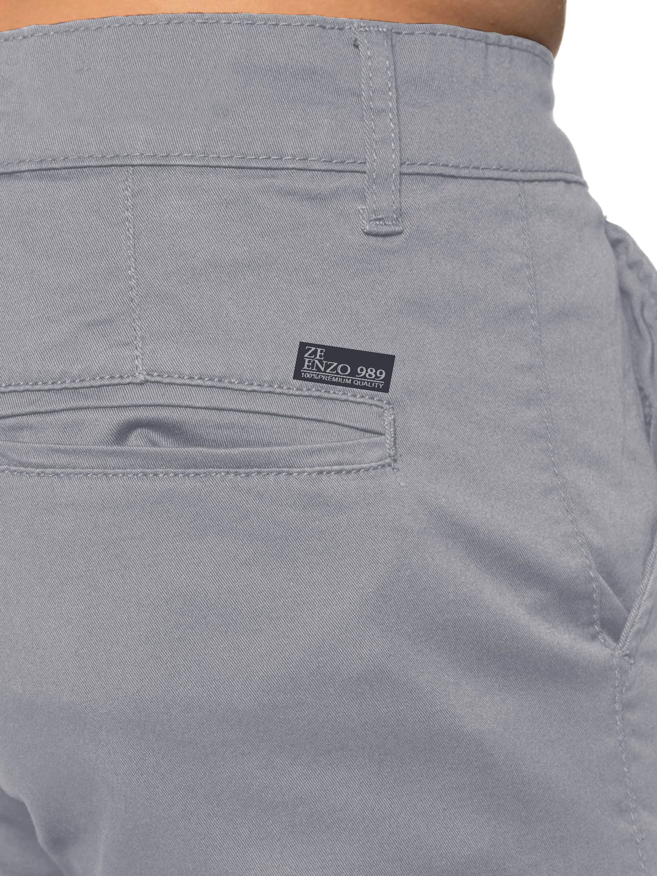 Enzo | Mens Slim Fit Chino Shorts