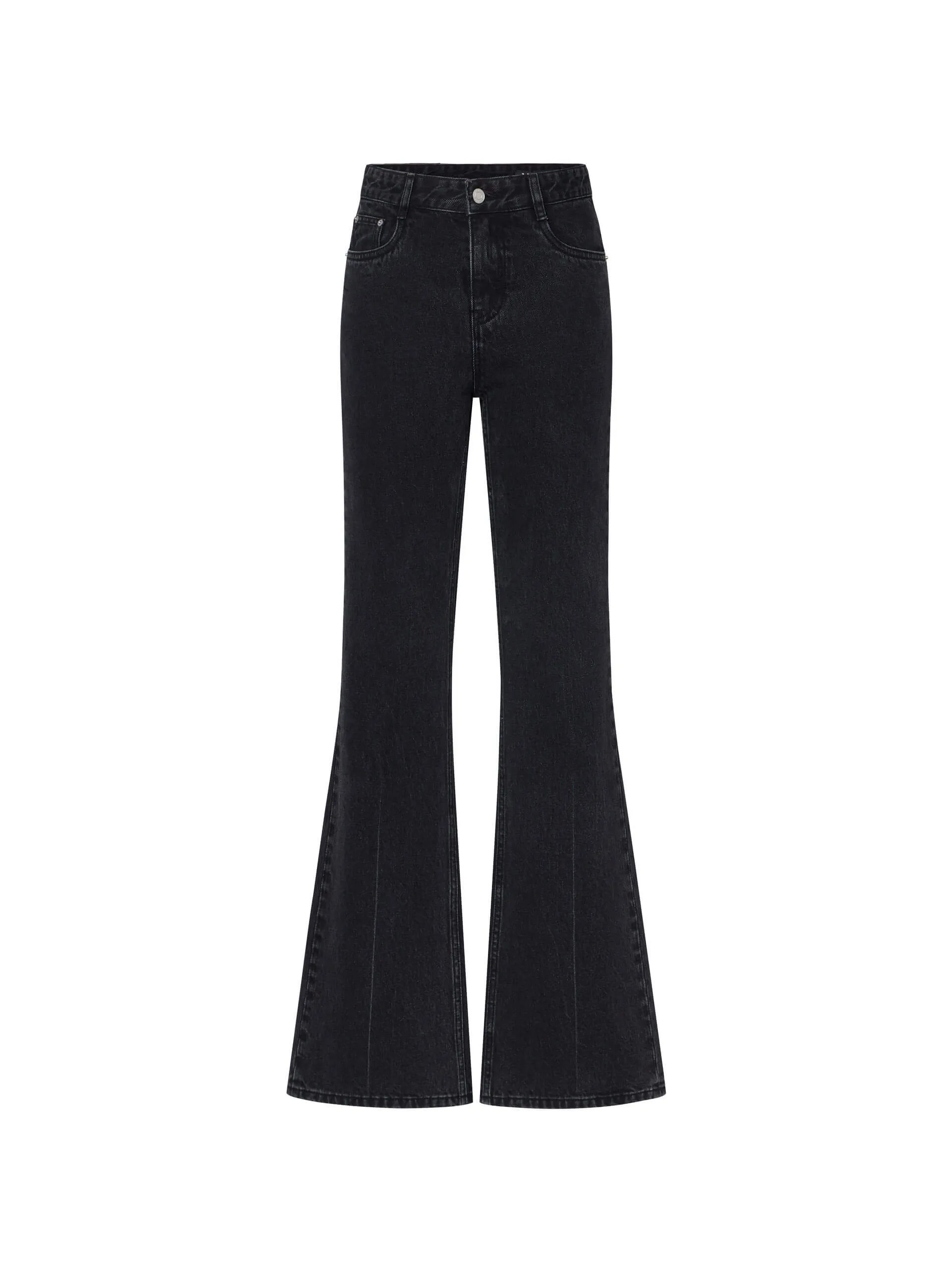 Flared High Rise Jeans