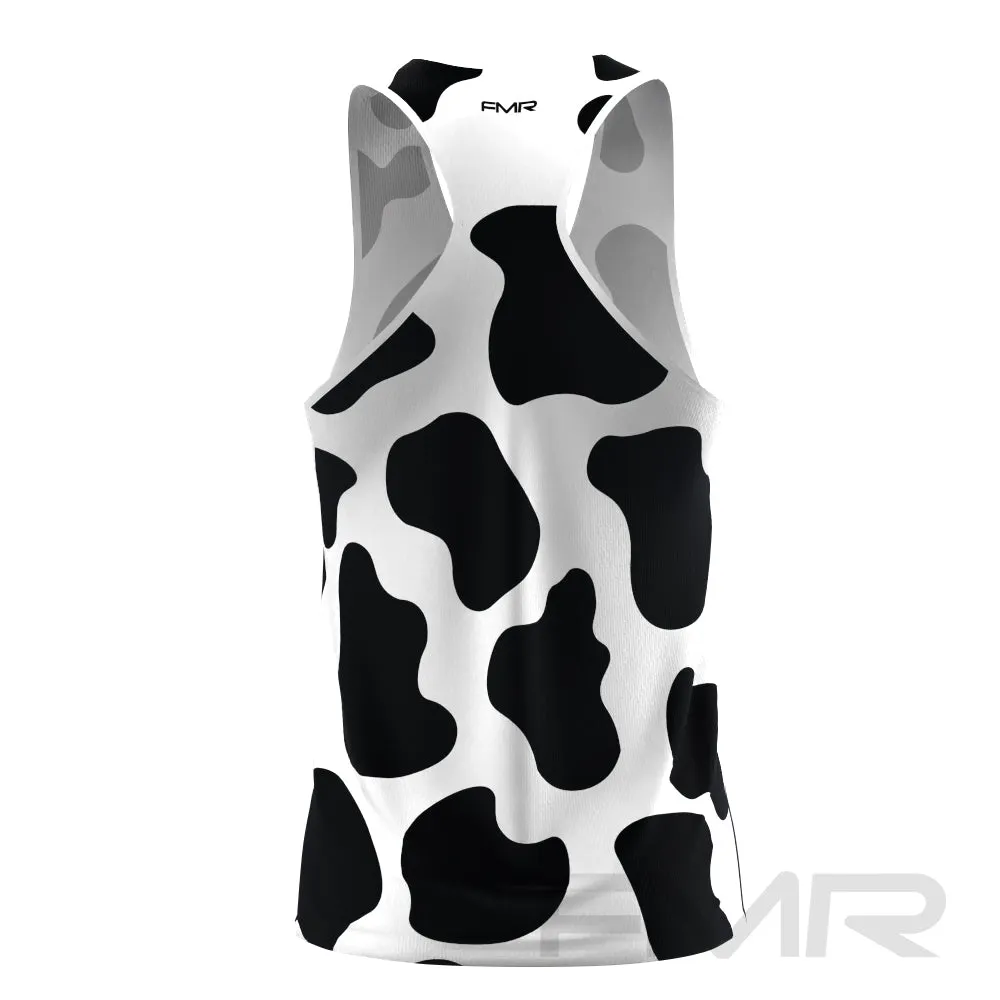 FMR Men's Cow Print Tank Top