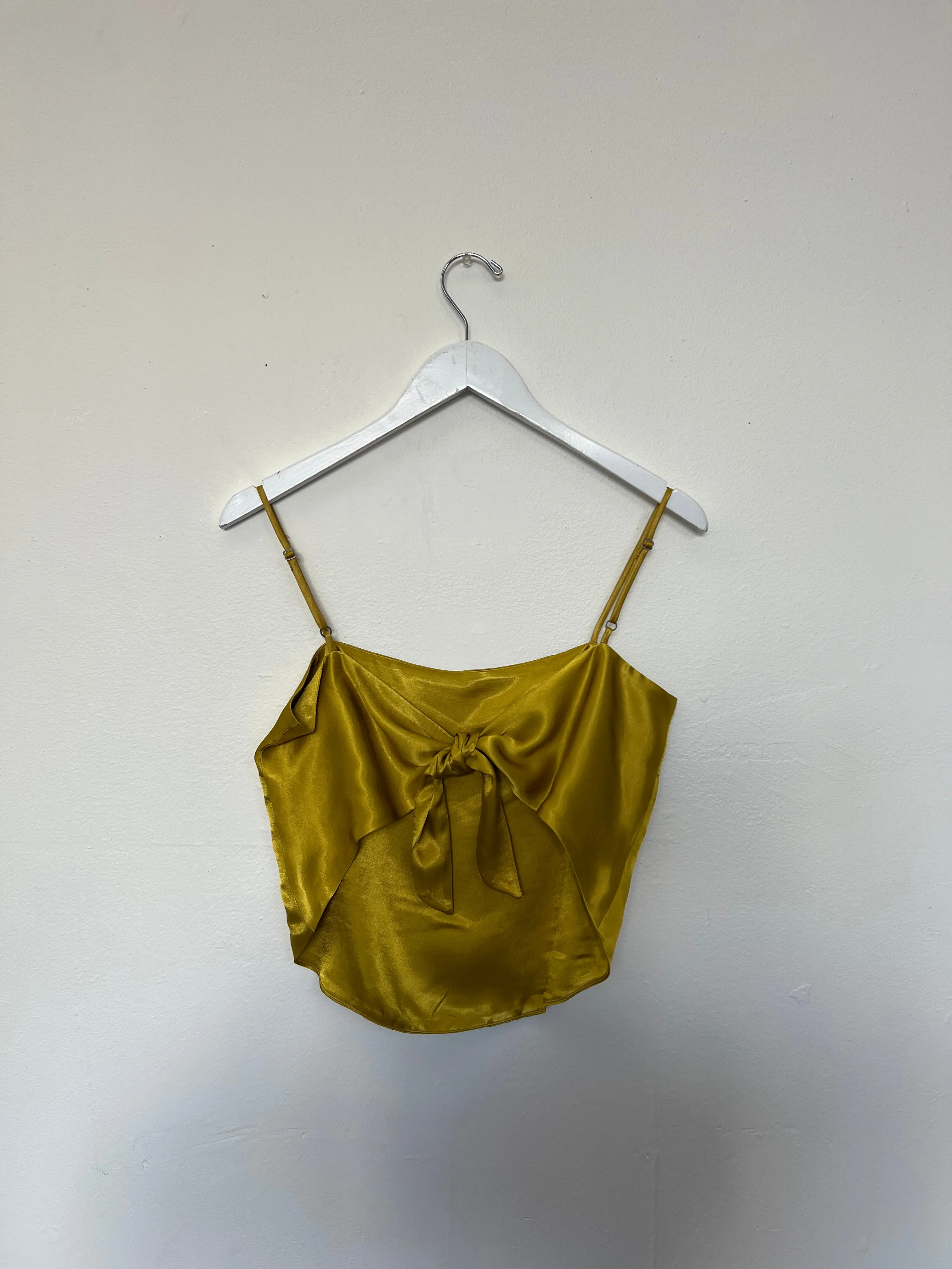 Georgia Top in Vintage Satin - Sun