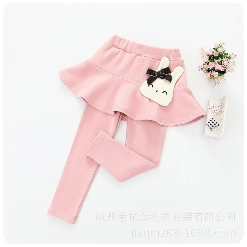 Girls Princess Lace Leggings Skirt Pants