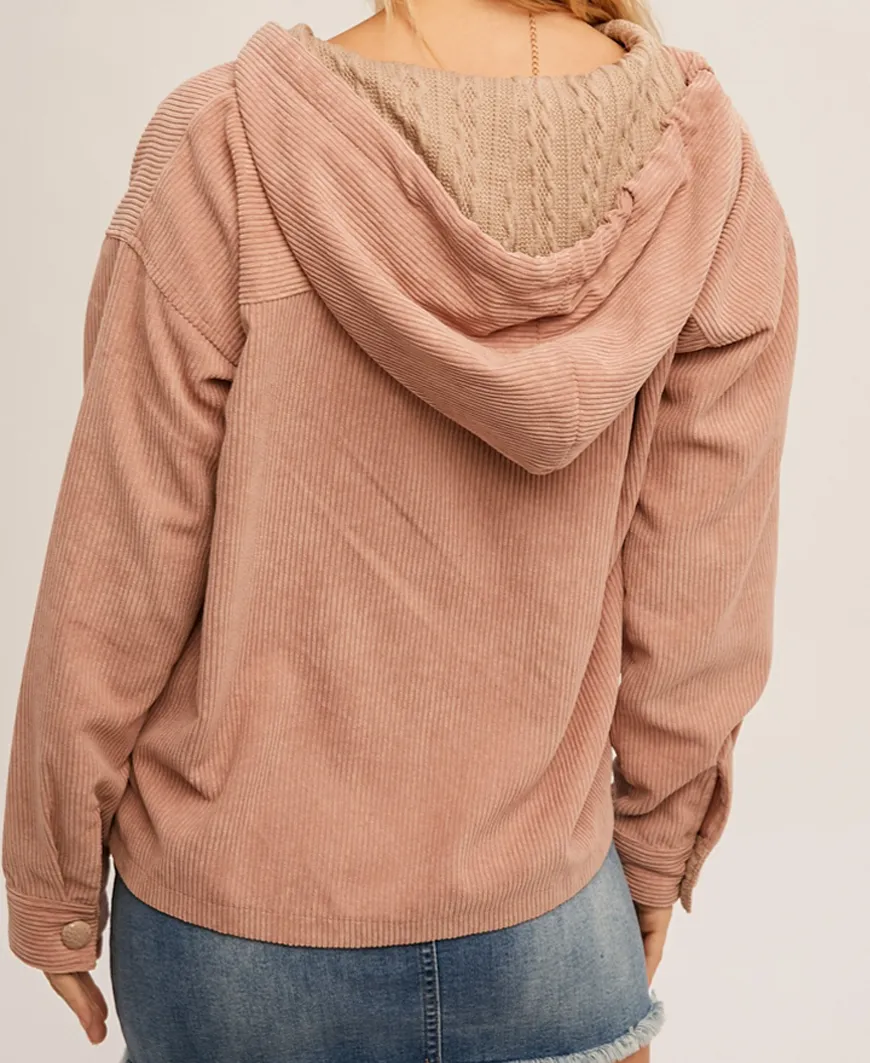 Halley Corduroy Hoodie