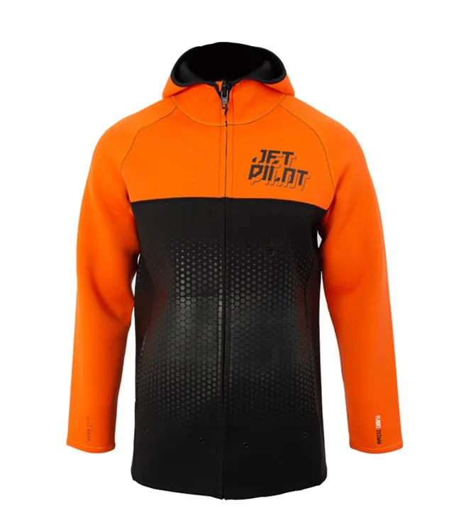 Jetpilot Flight Mens Hooded Tour Coat (2023) - Orange