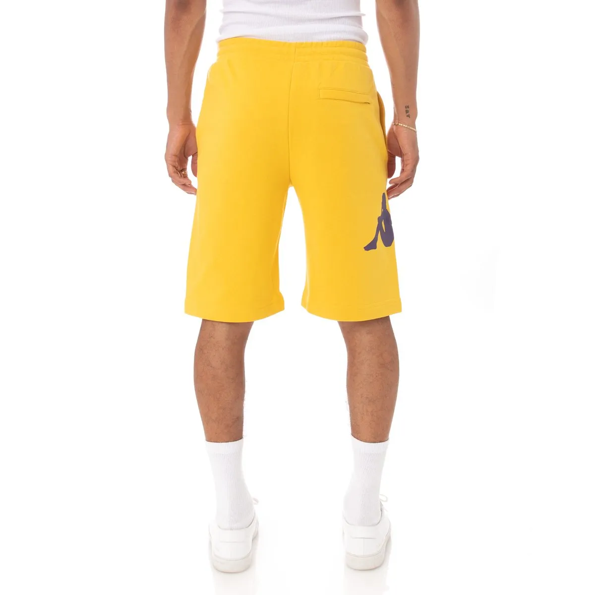 Kappa AUTHENTIC SANGONE MAN  SHORTS Men’s - YELLOW DK - VIOLET - WHITE- BLACK