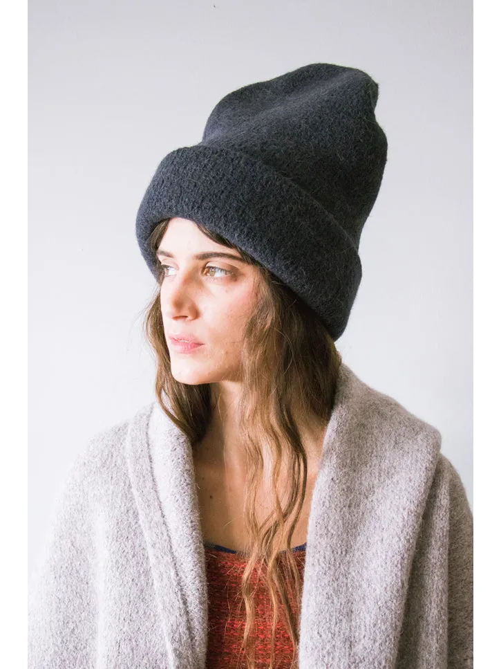 Lauren Manoogian Carpenter Hat, Black Melange