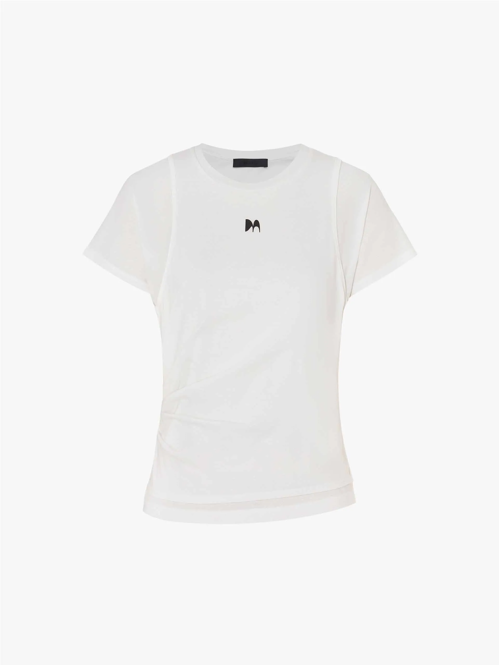 Layered Detail Cotton T-shirt