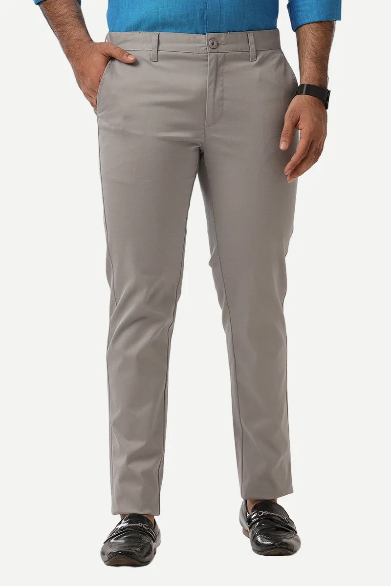 Monaco - Grey and Steel Grey Pack of 2 Trousers For Men | Ariser