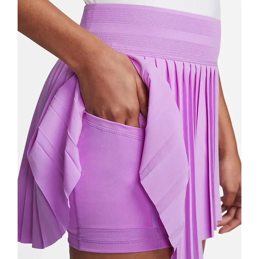 Nike Women's Slam Pleated Skirt - Rush Fuchsia/White