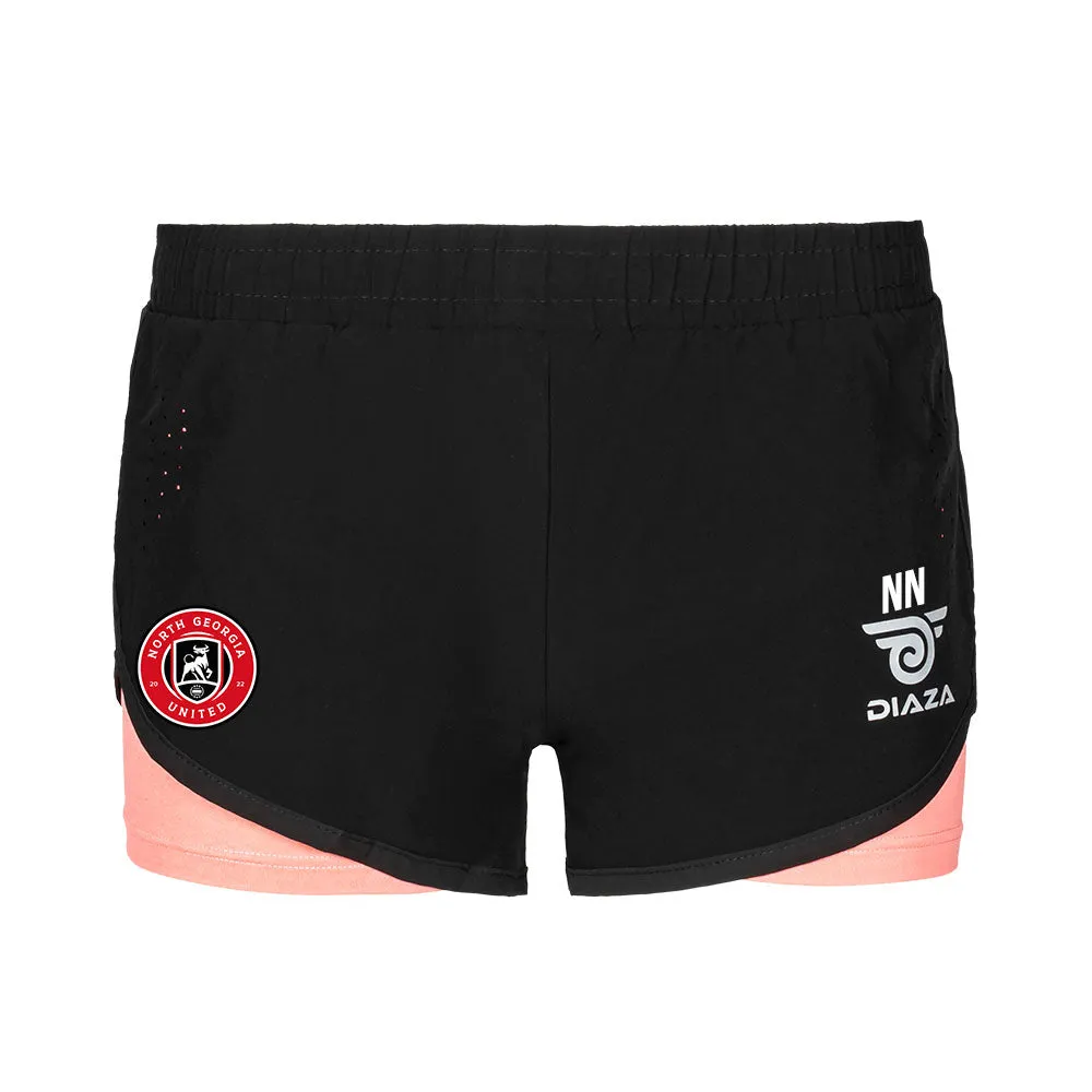 North Georgia Rosa Shorts Black/Pink