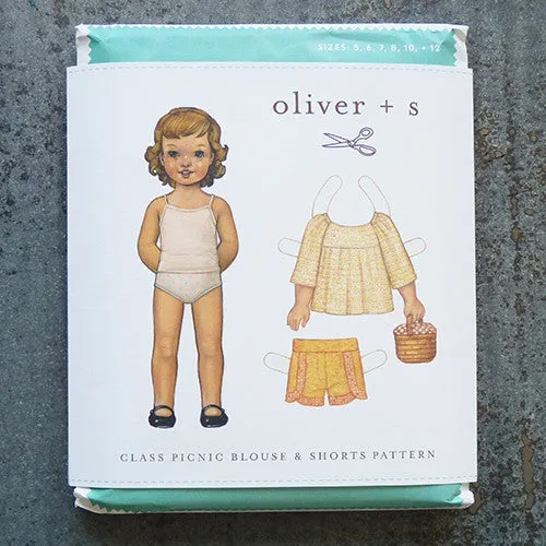 oliver   s Patterns : Class Picnic Blouse & Shorts