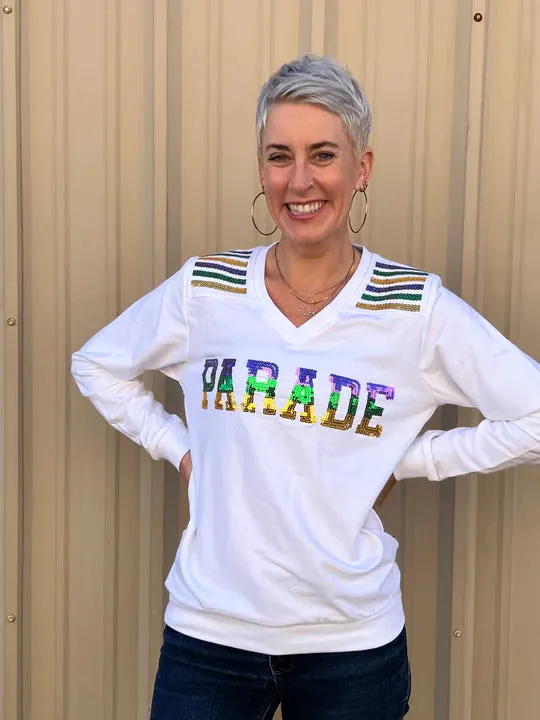 PARADE Long Sleeve Sequin Shirt - Adult