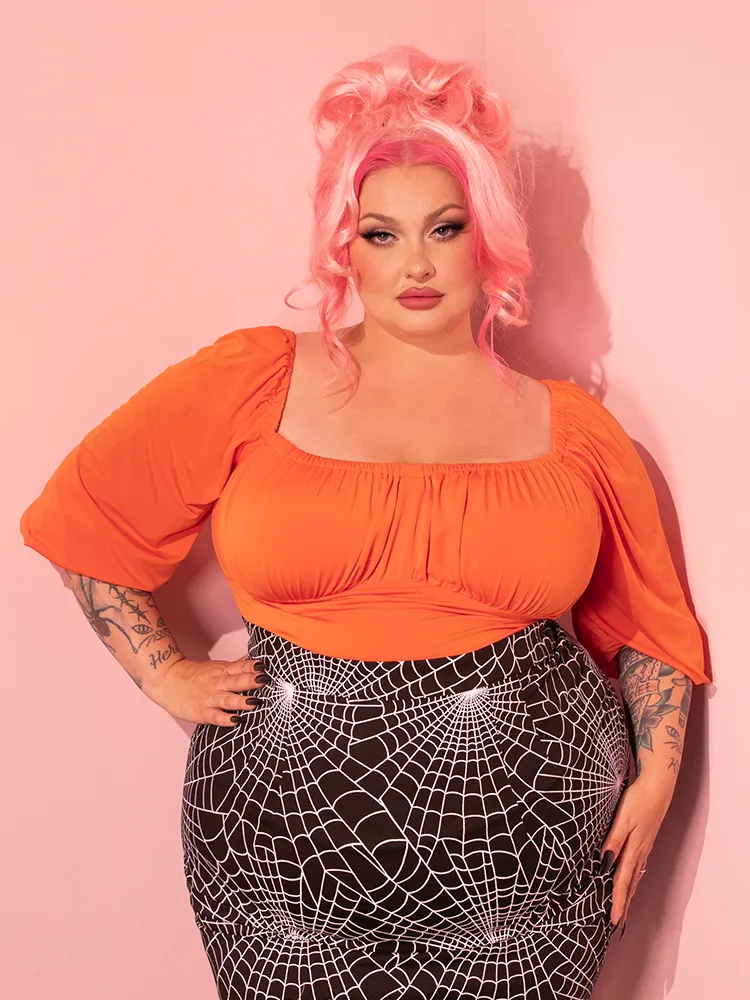 PRE-ORDER - Vacation Blouse in Pumpkin Spice - Vixen by Micheline Pitt