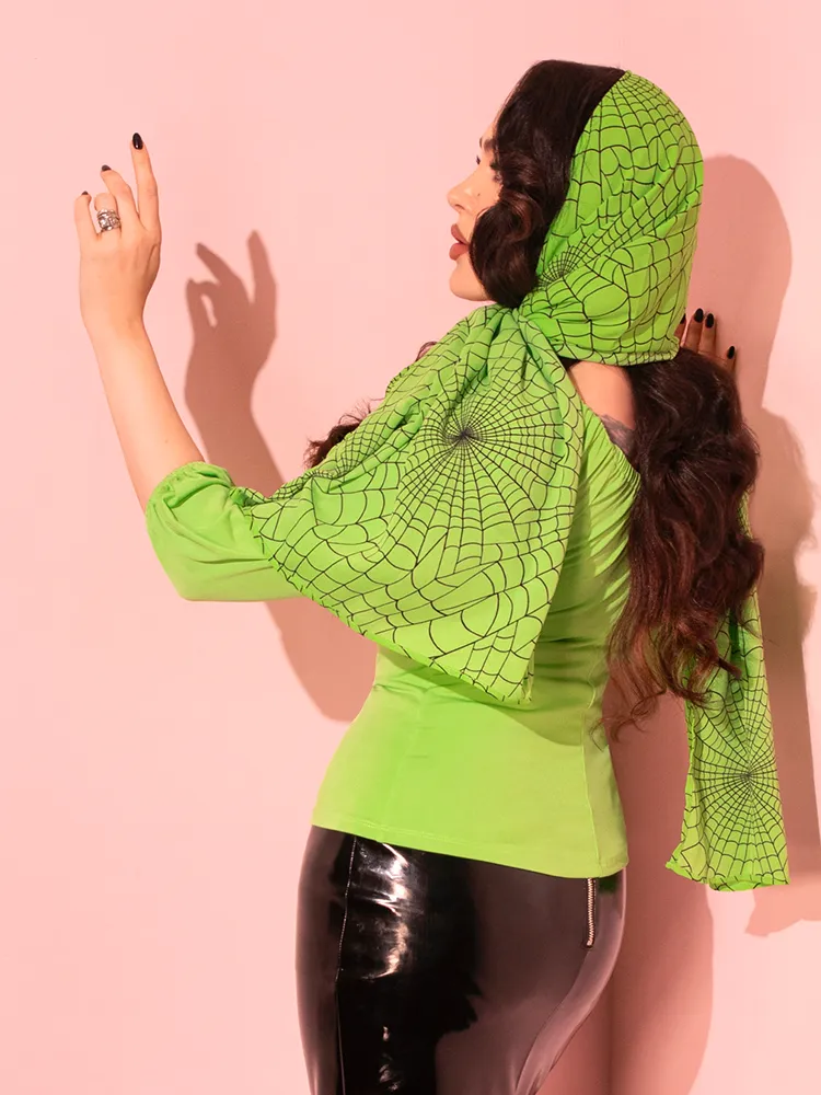 PRE-ORDER - Vacation Blouse in Slime Green - Vixen by Micheline Pitt