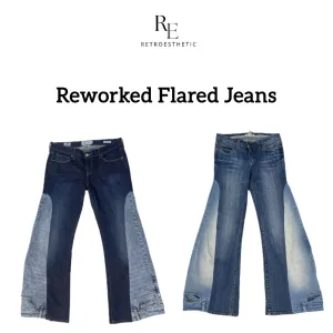 Reworked Flared/Wide Leg Jeans (AW24)