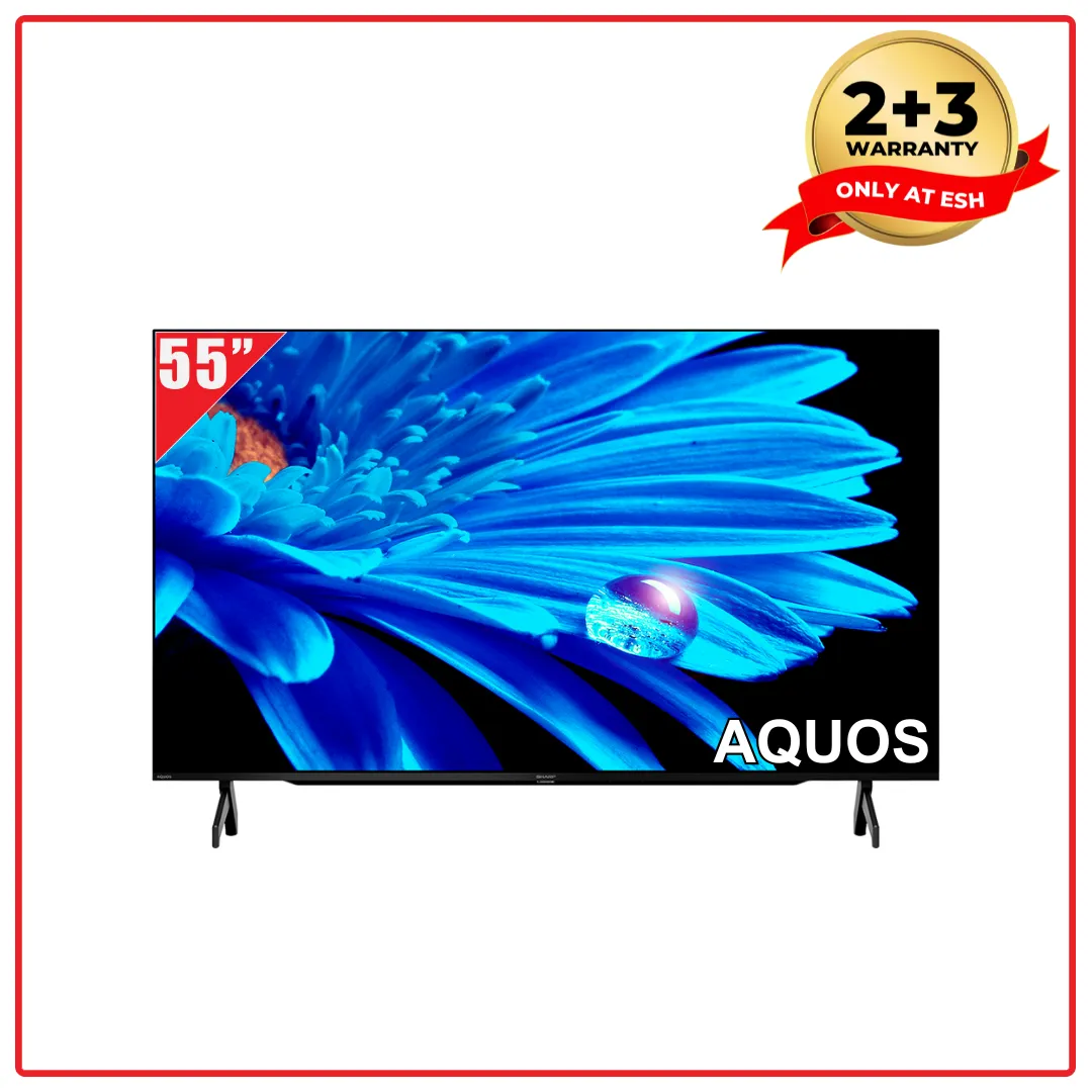 Sharp 4TC55FK1X 55 Inch AQUOS 4K UHD Google TV