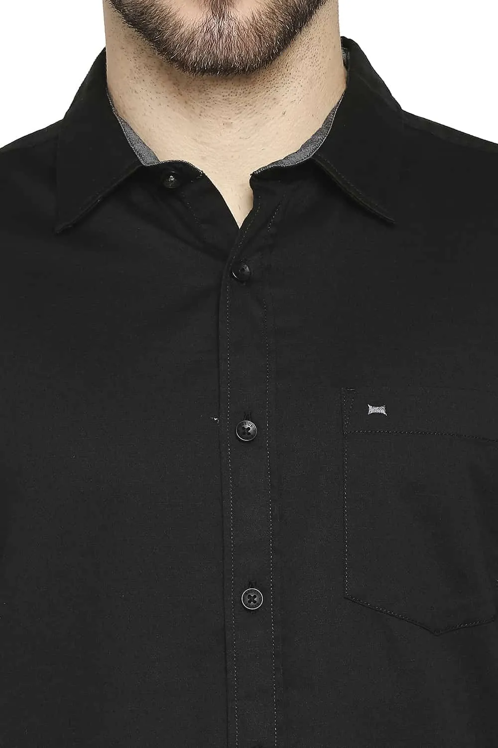 Slim Fit Broken Twill Slub Shirt