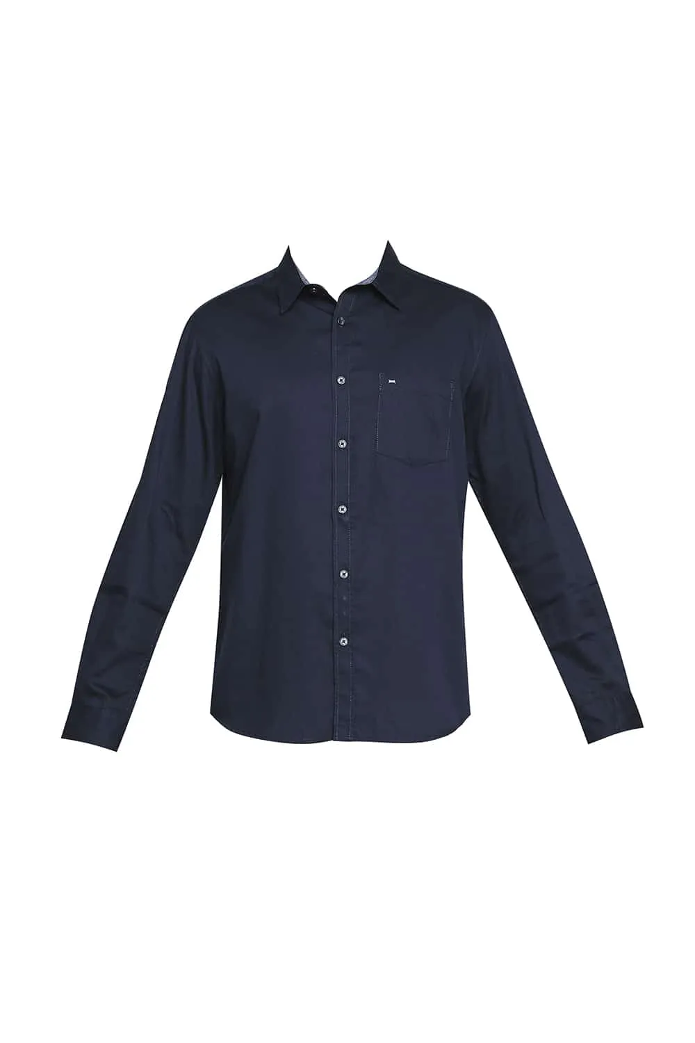 Slim Fit Broken Twill Slub Shirt