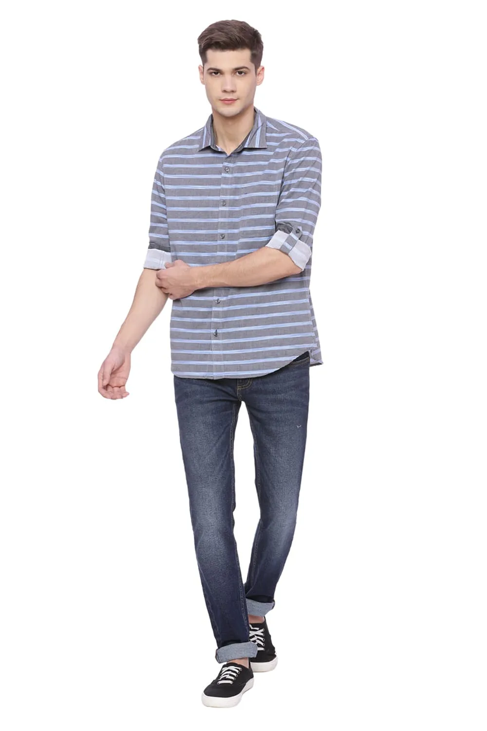 Slim Fit Striped Shirt