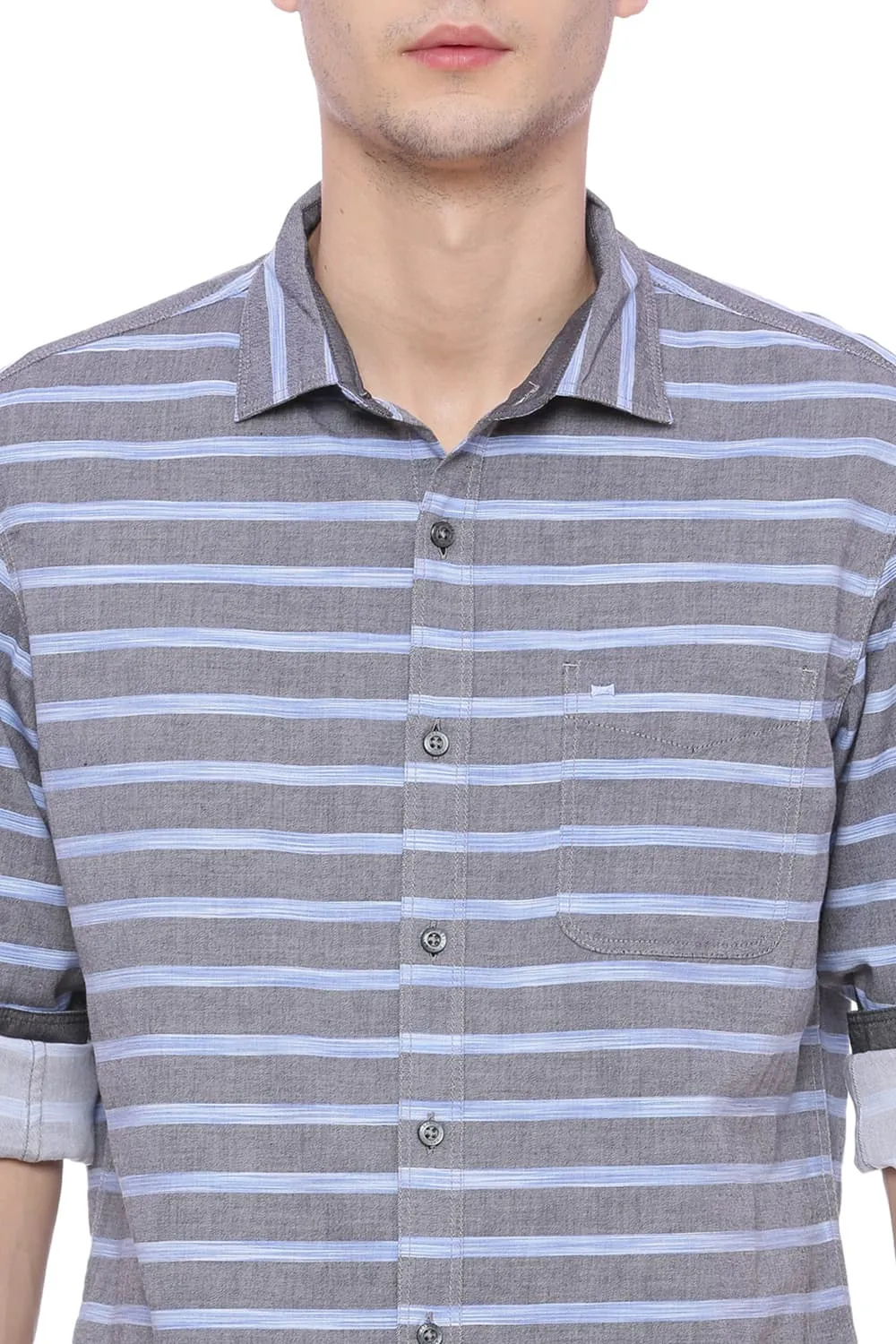 Slim Fit Striped Shirt