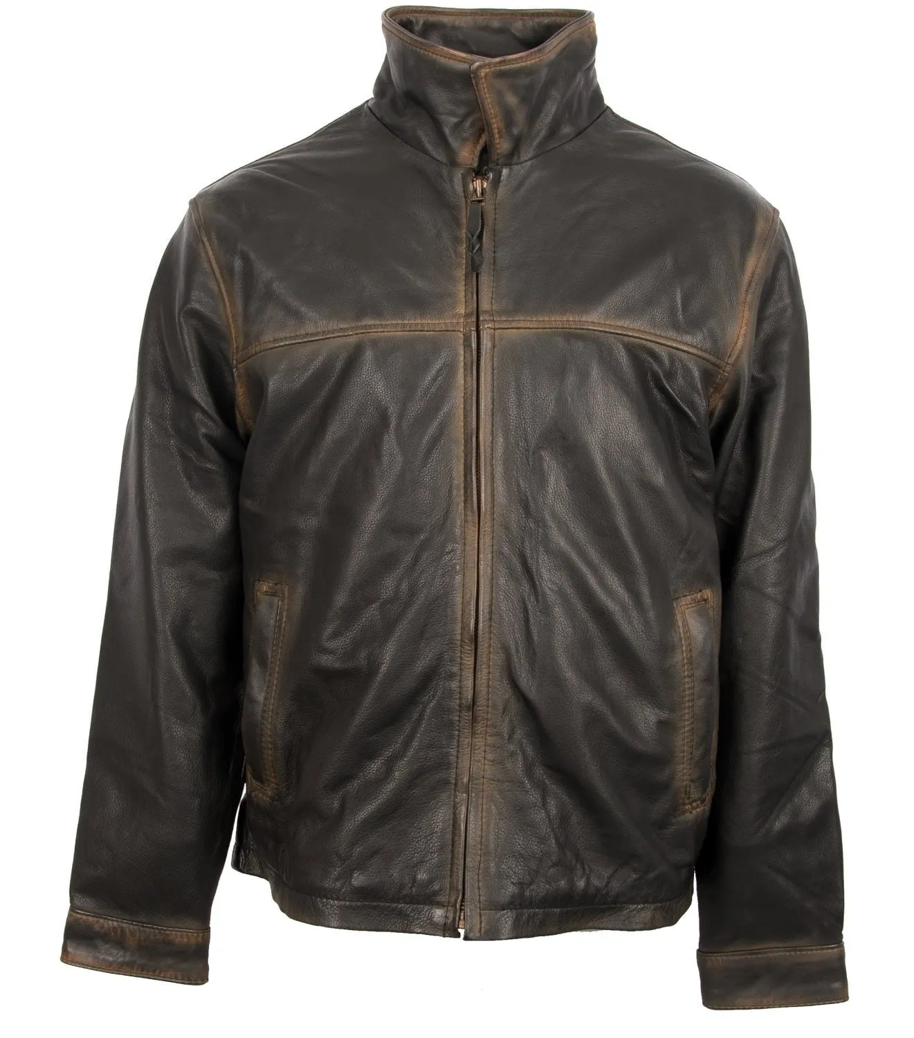 STS Ranchwear Rifleman Youth Leather Jacket Espresso