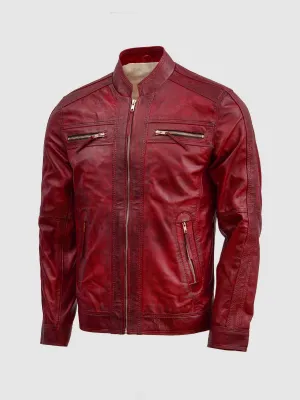 Waxed Burgundy Jacket